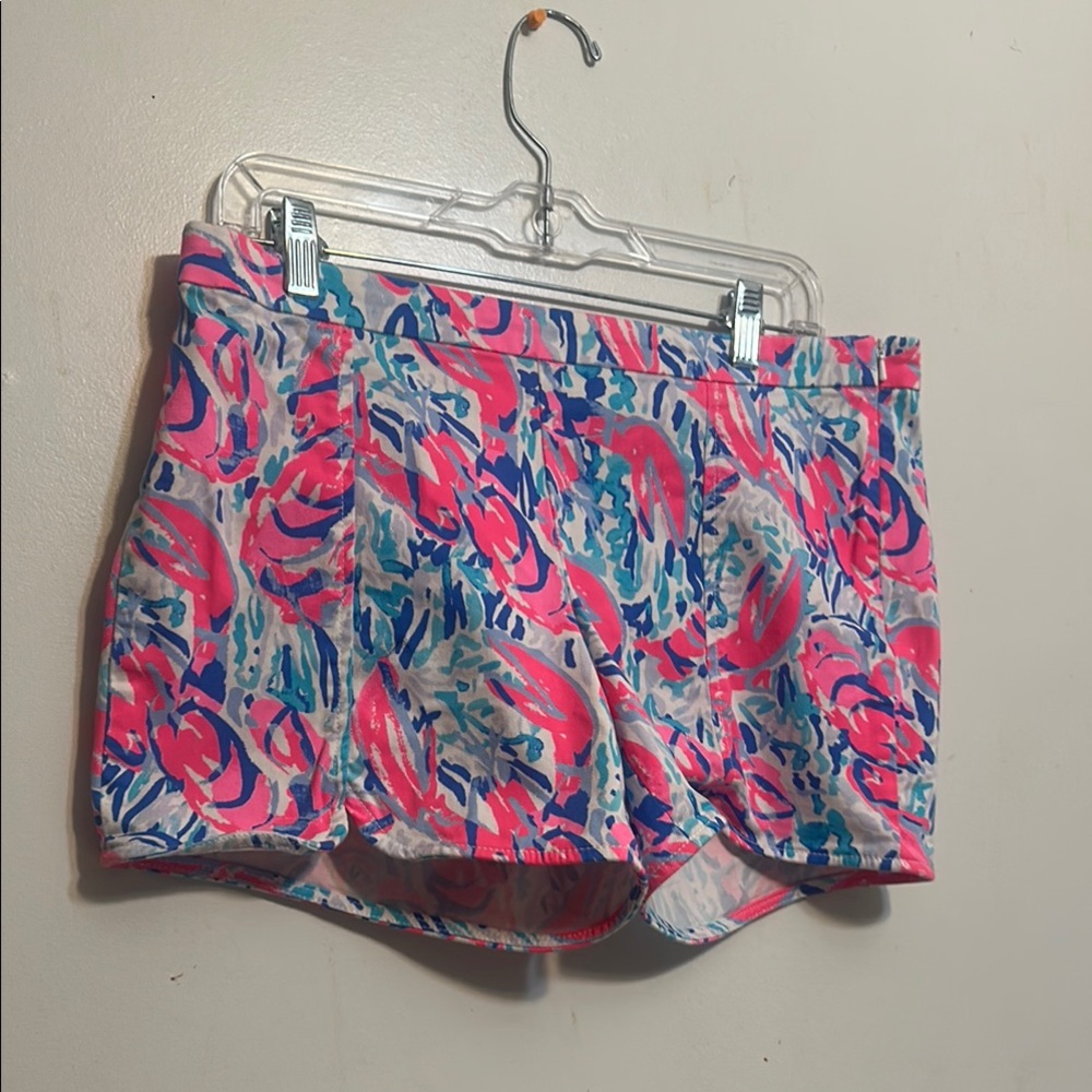 Lilly Pulitzer Colorful Patterned Shorts Sz  8